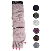 Ladies Knitted Arm Warmers- Assorted Colors