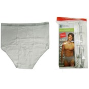 "HANE's REGULAR BRIEFS-4PC/PK-XLARGE