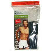 "HANES BOXER BRIEFS-2PC/PK-LARGE