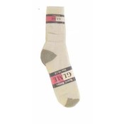 Crew Sport Socks-White w/ Grey H/T -L
