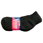 "Brave" Quarter Pakistan Socks- All Black, (9-11)