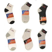 "BRAVE " Quarter Sport Socks-  w/  USA Logo-6-8