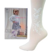 Girl's Fashion Pantyhose -Rose Design