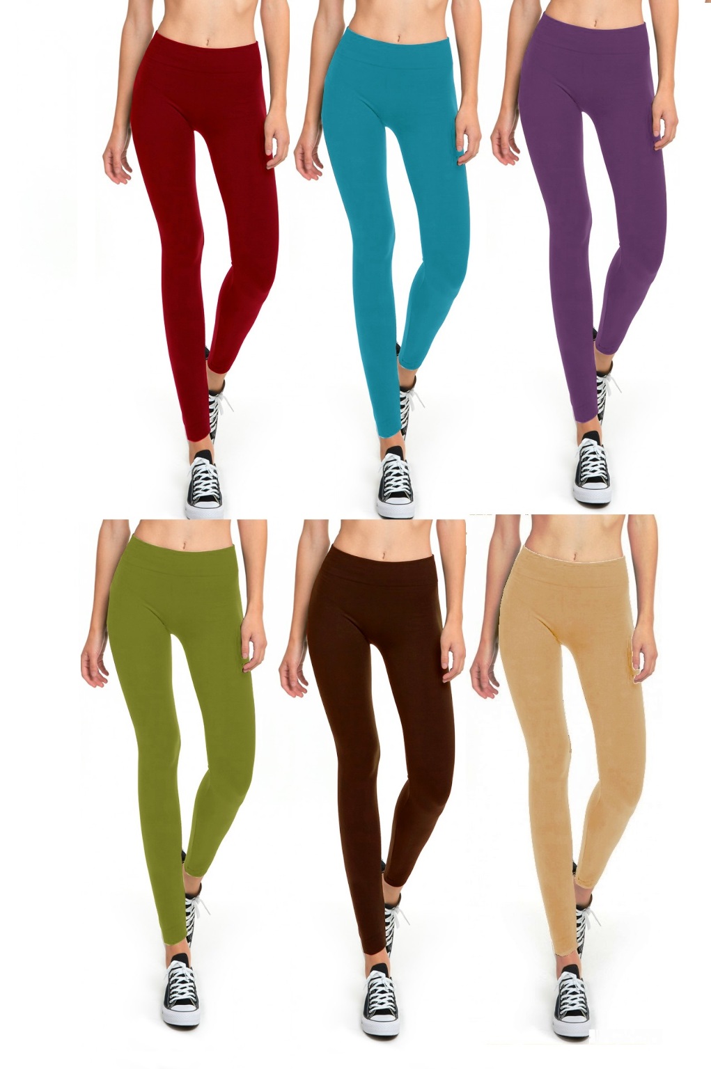 Wholesale Ladies Winter Fleece Lined Leggings | DollarDays