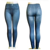 Ladies Capri "Jeggings"/ Blue -L/XL