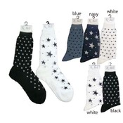 Crew Dress Socks- Star Design