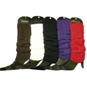 Ladies Knitted Leg Warmers- Assorted Colors