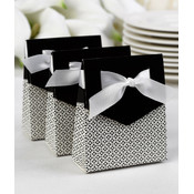 Black Tent Favor Boxes
