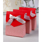 Fuchsia Tent Favor Boxes