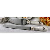 25th Pearl Rose Anniversary Serving Set