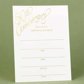 50th Anniversary Celebration Invitations