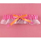 Fuchsia &amp; Orange Darling Duo Garter