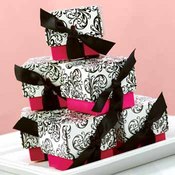 Fuchsia Filigree Favor Boxes