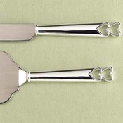Double Heart Serving Set