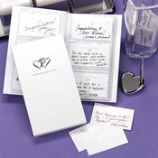 White Well Wisher Guest Book