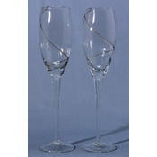 Platinum Swirl Flutes