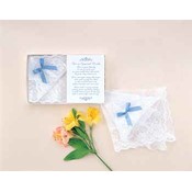 Blue Bow Hanky