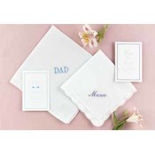 "Dad" Hanky w/Blue Embroidery
