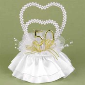 50th Anniversary Pearl Cake Top