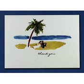 Paradise Thank You Cards