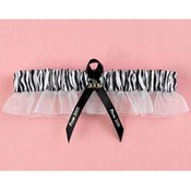 09 Zebra Prom Garter