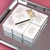 "The Perfect Match" - Wedding Matchbooks - White