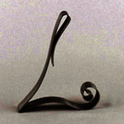 Metal Letter Cake Top - 5" Scroll - L