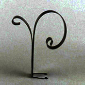 Metal Letter Cake Top - 5" Scroll - P