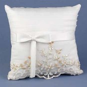 Vintage Charm Ring Pillow
