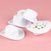 White Cowboy Hat Favors