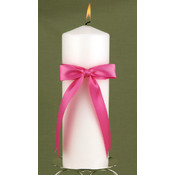 White Customized with Color Unity Candle