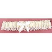 Ivory Ribbon &amp; Lace Garter