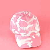 Pink Bride Camouflage Cap