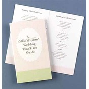 Wedding Thank You Guide(Pack of 1)