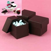 Two-Piece Favor Boxes- Mocha (Espresso)