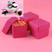 Two-Piece Favor Boxes- Fuchsia