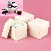 Two-Piece Favor Boxes- Ivory Shimmer