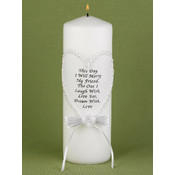 This Day I Marry Lace Unity Candle
