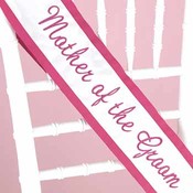 Mother of the Groom Sash
