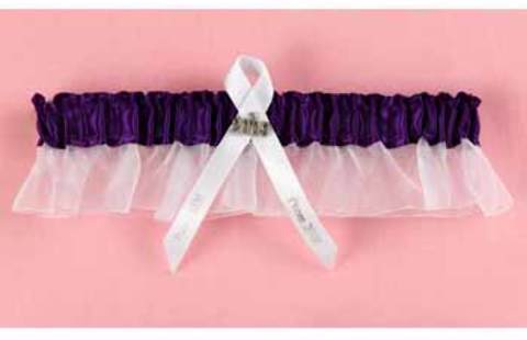 09 Grape Prom Garter