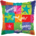 18"  Hooray! Stars Congrats - Foil Balloon