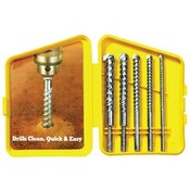 Carbide Tipped Rotary Hammer Masonry Drill Bit Set
