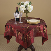 Jubilee Burgundy Tablecloth