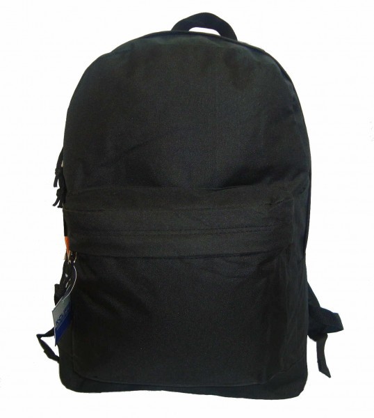 Wholesale 18&quot; Classic Backpack - Black (SKU 703107) DollarDays
