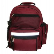 19'' Large Backpack School Bag w/Bottle - Maroon