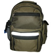 19'' Large Backpack School Bag w/Bottle-Olive