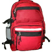 19'' Large Backpack School Bag w/Bottle - Red