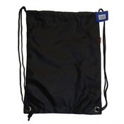 Sports Drawstring Backpack, Gym Bag - Black