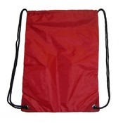 Large Drawstring Backpack 18"x13", Red.