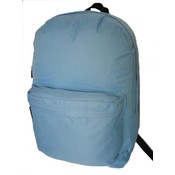18" Classic Backpack- Light Blue